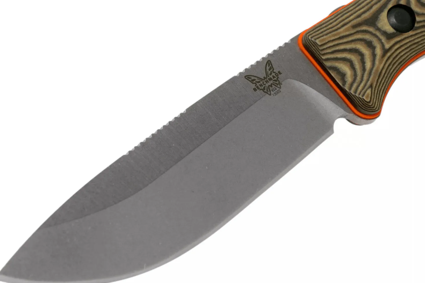 Couteau Benchmade Saddle Mountain Skinner 15002-1 lame noire 10,7cm manche G10/Richtlite + étui boltaron