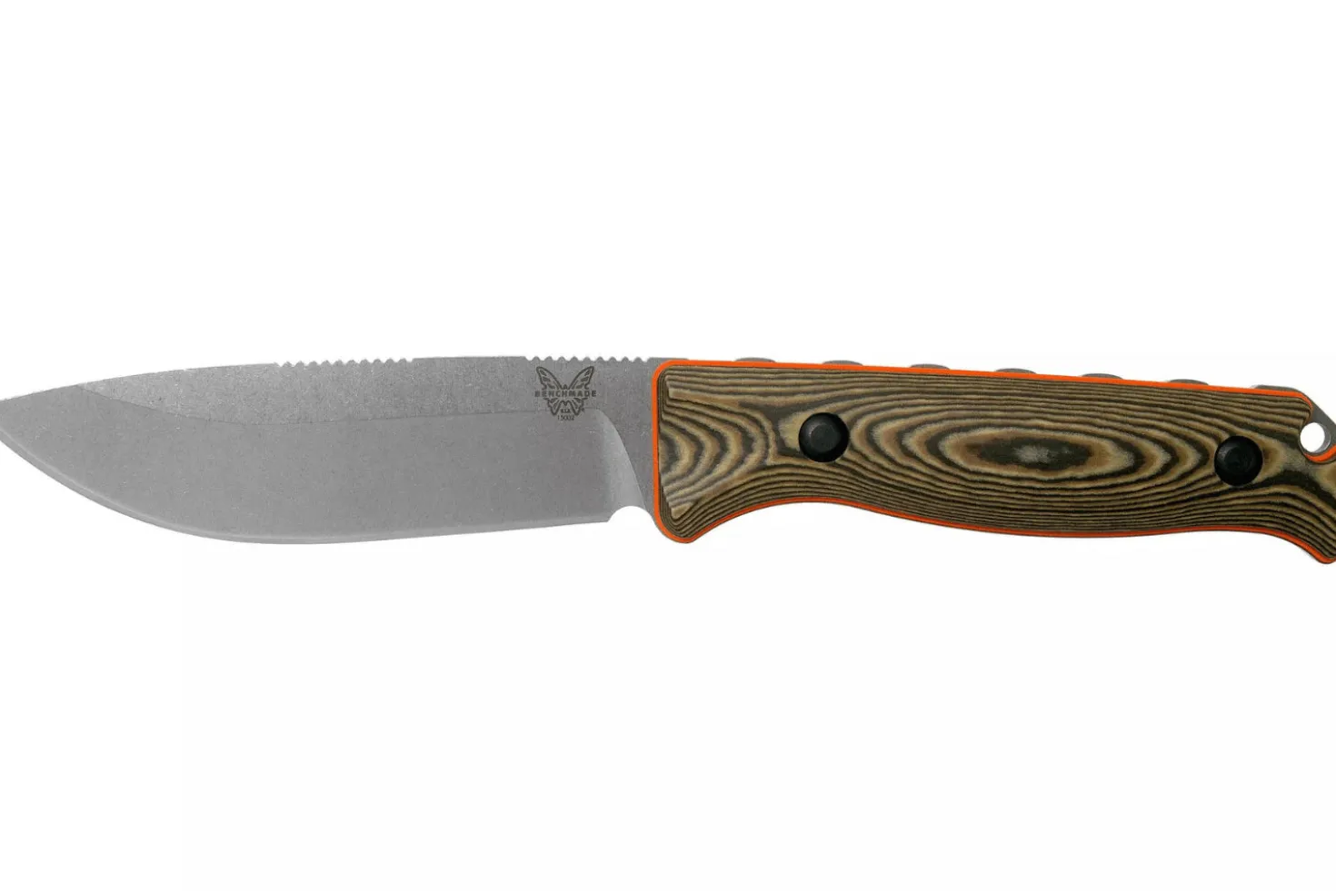 Couteau Benchmade Saddle Mountain Skinner 15002-1 lame noire 10,7cm manche G10/Richtlite + étui boltaron