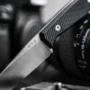 Couteau Böker AK1 American Tanto 129504 lame en acier 7,6cm manche en G10 noir + étui en kydex