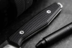 Couteau Böker AK1 American Tanto 129504 lame en acier 7,6cm manche en G10 noir + étui en kydex