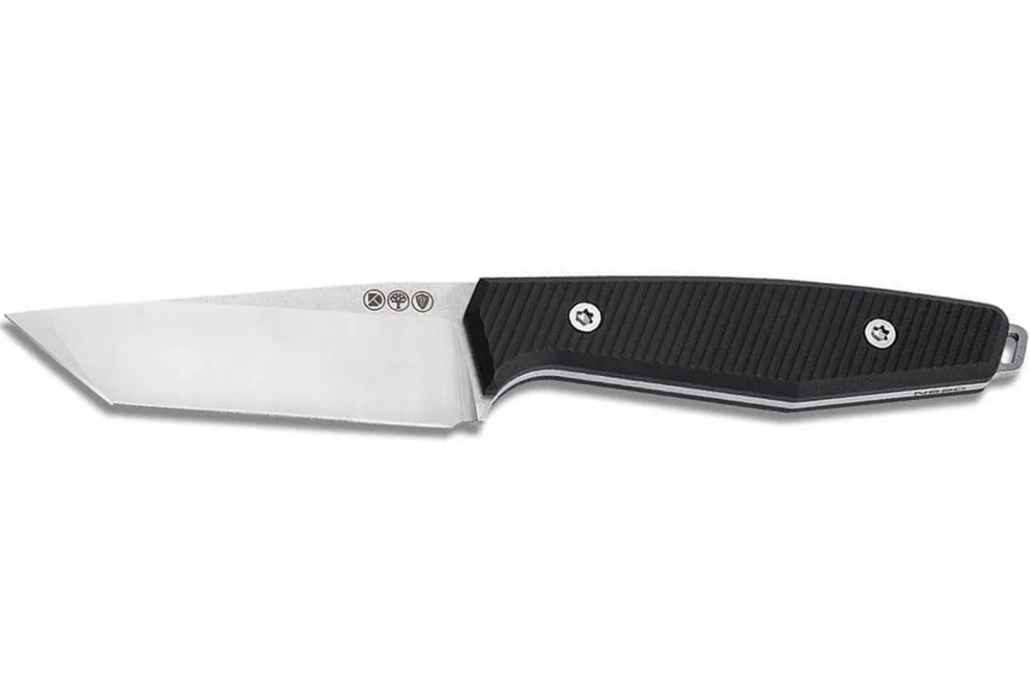 Couteau Böker AK1 American Tanto 129504 lame en acier 7,6cm manche en G10 noir + étui en kydex