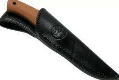 Couteau Böker Boxer Fixed 120503 lame en acier 8,4cm manche en micarta marron + étui en cuir