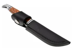 Couteau Buck 0102CCS1 Woodsman Heritage Series lame 10cm manche en cocobolo + étui en cuir