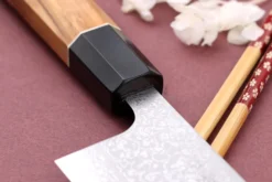 Couteau bunka 18cm japonais artisanal Yuzo Damas VG10