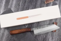 Couteau bunka 18cm japonais artisanal Hado Kirisame Shirogami