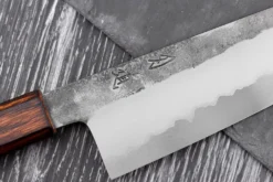 Couteau bunka 18cm japonais artisanal Hado Kirisame Shirogami