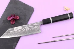 Couteau bunka 16,5cm japonais artisanal Yuzo Kanko Damas SG2