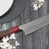 Couteau bunka japonais artisanal Yoshimi Kato Minamo SG2 Tsuchime 17cm