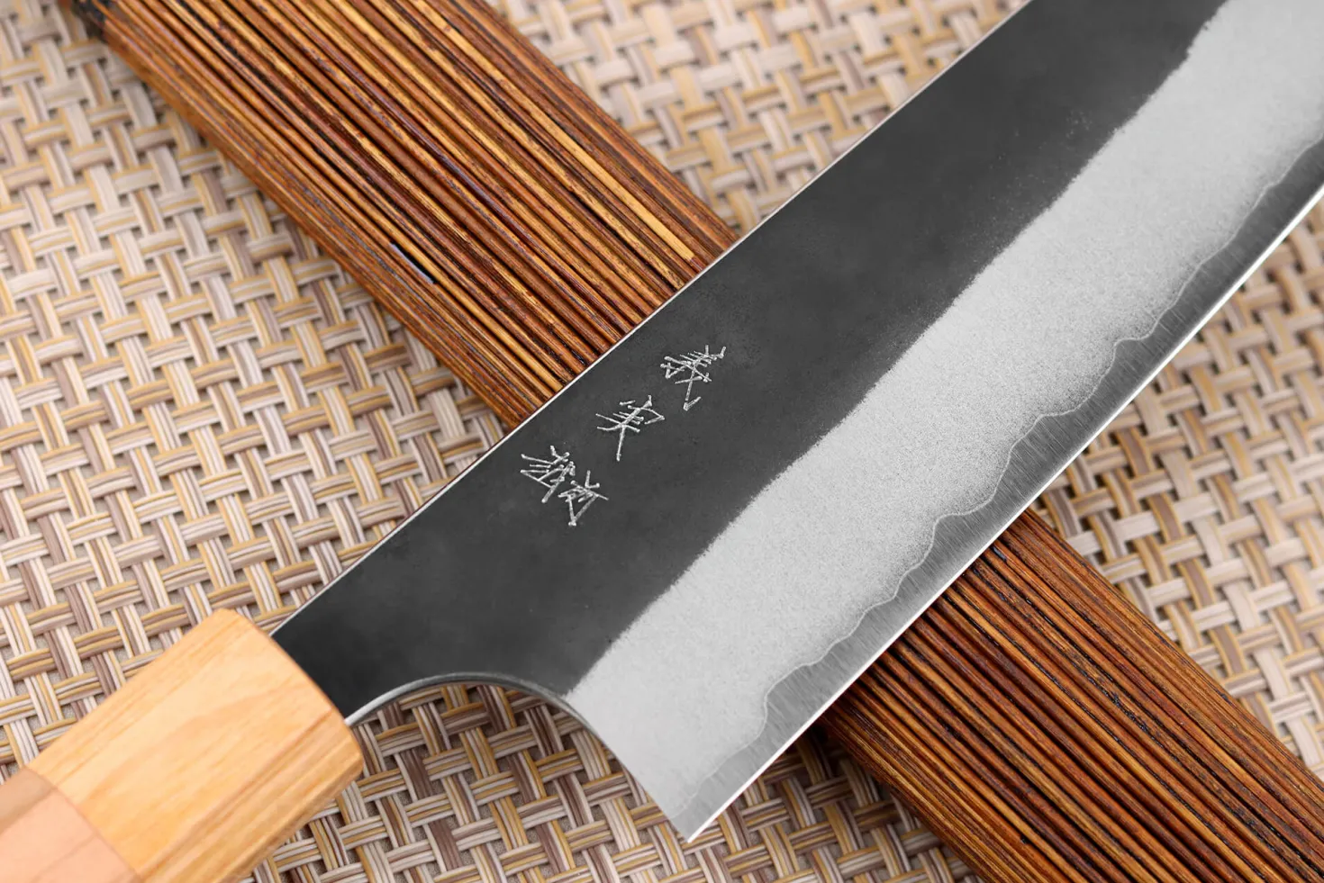 Couteau bunka japonais artisanal Yoshimi Kato AS Brut 16,5cm