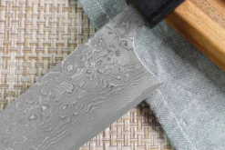 Couteau bunka japonais artisanal Masakage Kumo 16,5cm damas 63 couches