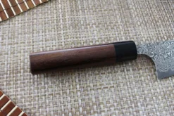 Couteau bunka japonais artisanal Yoshimi Kato 16.5cm VG10 Nickel Damascus