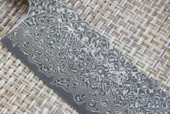 Couteau bunka japonais artisanal Yoshimi Kato 16.5cm VG10 Nickel Damascus
