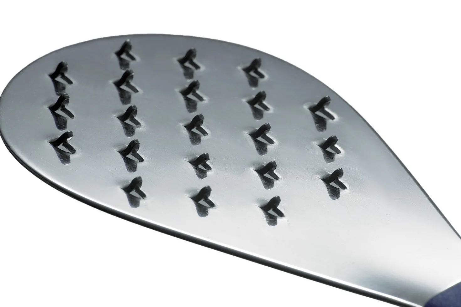 Couteau à écailler 10cm DICK manche bleu normes NSF