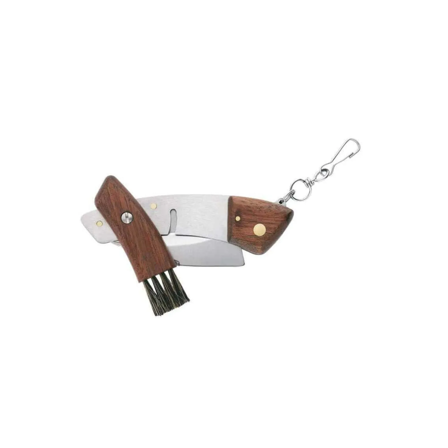 Couteau à champignon Maserin 12cm + brosse intégrée