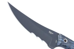 Couteau CRKT Clever Girl 2709B.CR lame semi-dentée 11,6cm manche G10 bleu et noir + étui
