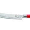 Couteau à découper Hektor DICK Red Spirit acier inox lame alvéolée 25cm manche rouge