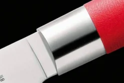 Couteau à découper Hektor DICK Red Spirit acier inox lame alvéolée 25cm manche rouge