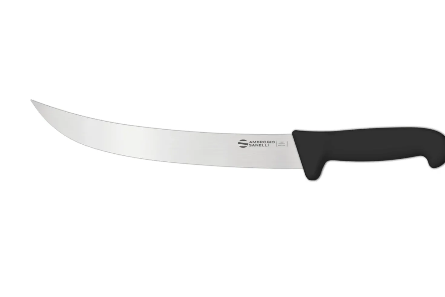 Couteau à découper professionnel Ambrogio Sanelli Supra noir lame étroite