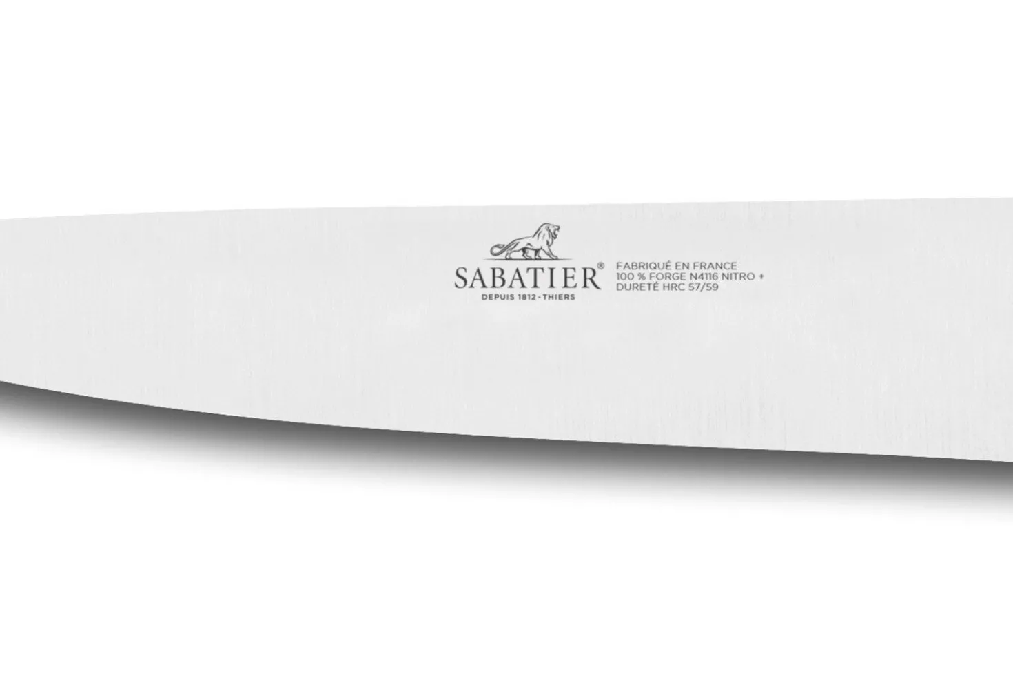 Couteau à découper Sabatier Toque blanche 100% forgé 20cm