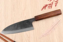 Couteau deba 15cm japonais artisanal Hidetsune BS2