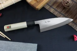 Couteau deba japonais artisanal Kagekiyo Utage White Steel 2 16.5cm