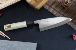 Couteau deba japonais artisanal Kagekiyo Utage White Steel 2 15cm