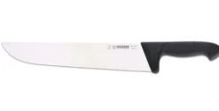Couteau de boucher pro Giesser lame 32cm manche noir 5005