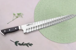 Couteau de chef alvéolé japonais Glestain K Series 36cm