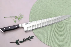 Couteau de chef alvéolé japonais Glestain K Series 30cm
