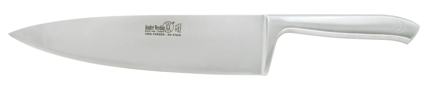 Couteau de chef André Verdier acier inox monobloc 100% forgé 21cm