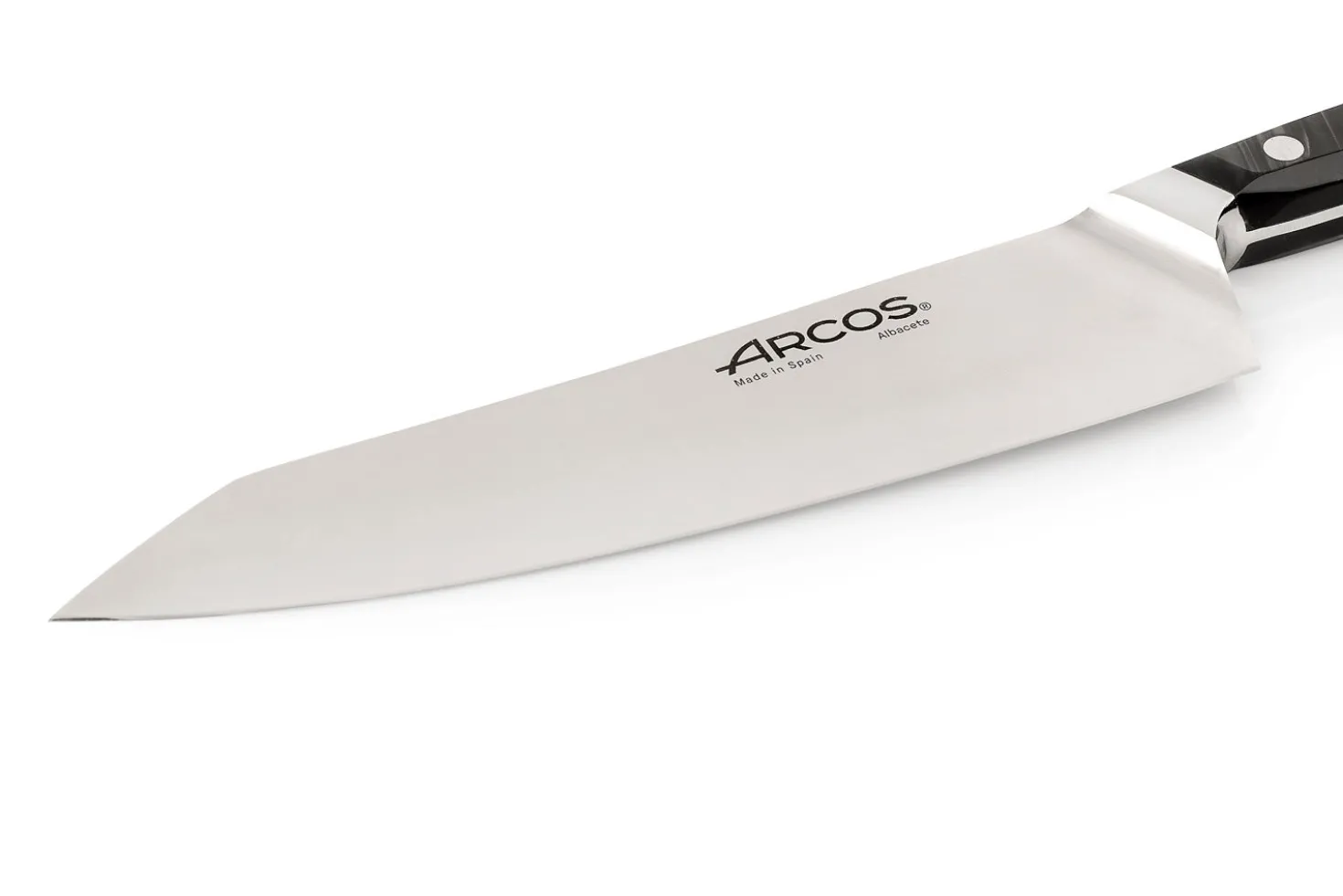 Couteau de chef Arcos Eclipse lame 20cm manche acrylique noir nacré
