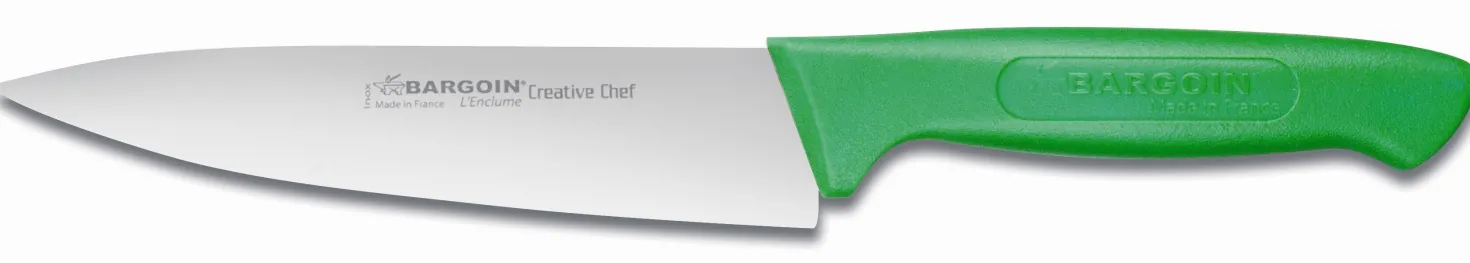Couteau de chef Bargoin Creative Chef 15cm manche surmoulé vert