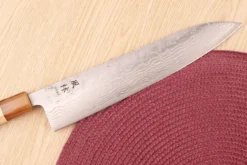 Couteau de chef 24cm japonais artisanal Yuzo Haruto Damas