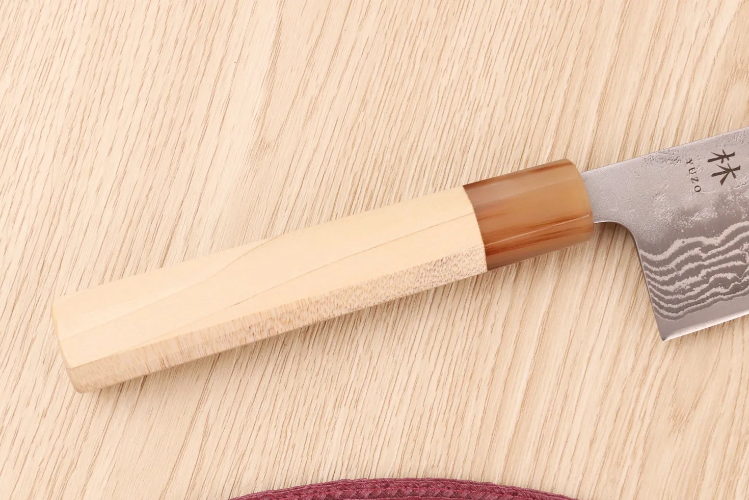 Couteau de chef 24cm japonais artisanal Yuzo Haruto Damas