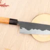 Couteau de chef 18cm japonais artisanal Yoshimune par Kawamura Black WS2