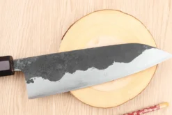 Couteau de chef 18cm japonais artisanal Yoshimune par Kawamura Black WS2
