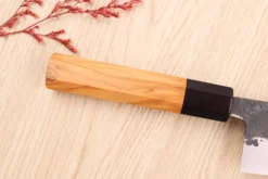 Couteau de chef 18cm japonais artisanal Yoshimune par Kawamura Black WS2