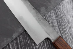 Couteau de chef 21cm japonais artisanal Hado Kirisame Shirogami
