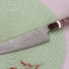 Couteau de chef 23cm japonais artisanal Nigara Hamono Anmon Damascus SG2