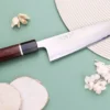 Couteau de chef 21cm japonais artisanal Toshihiro Wakui Shirogami 2 San Maï poli