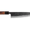 Couteau de chef 21cm japonais artisanal Yuzo Black Nashiji