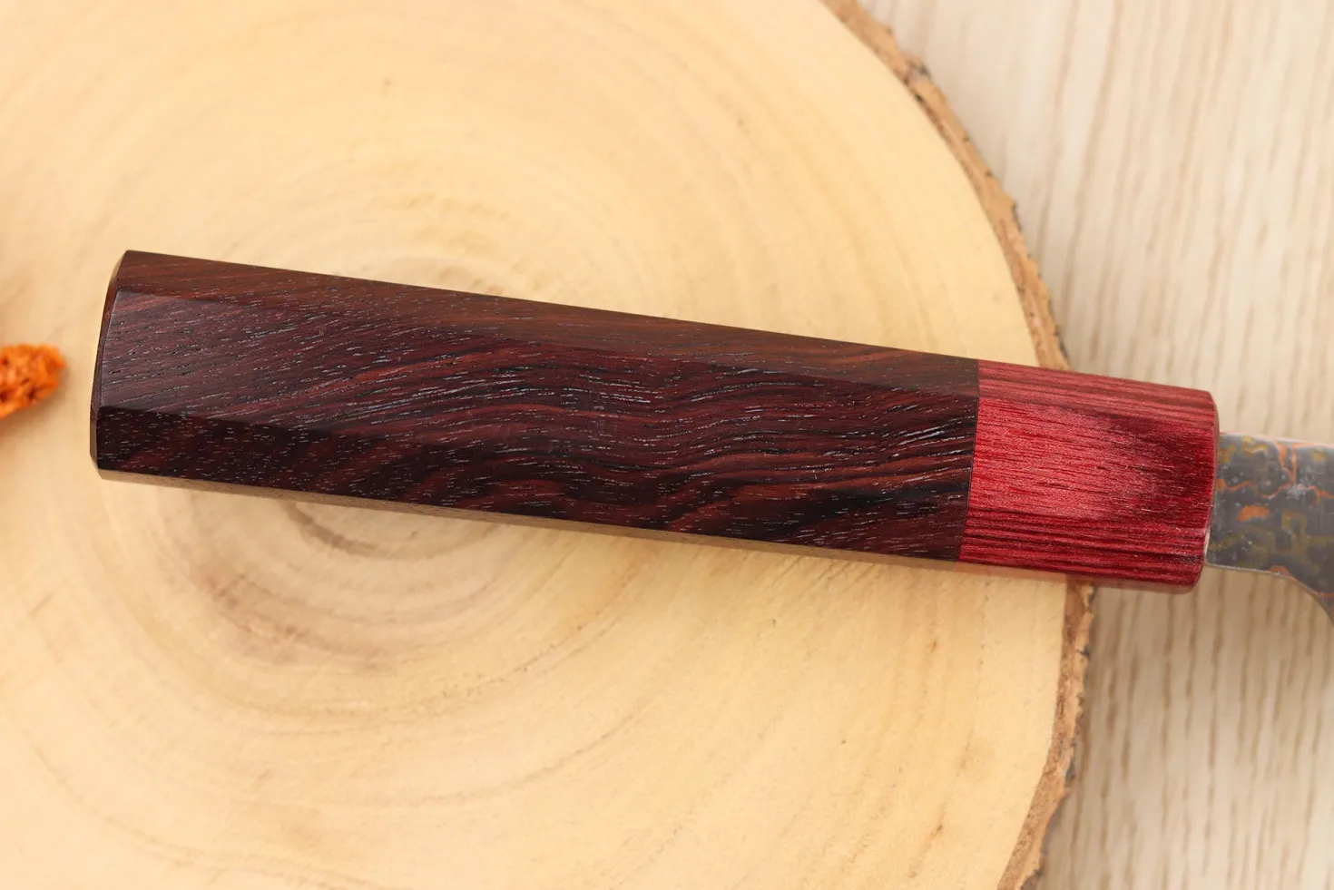 Couteau de chef 21cm japonais artisanal Takeshi Saji VG10 Rainbow