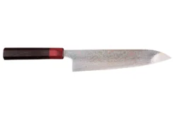 Couteau de chef 21cm japonais artisanal Takeshi Saji VG10 Rainbow