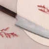 Couteau de chef 20cm japonais artisanal Nigara Hamono Tsuchime VG10 damas