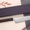 Couteau de chef 21cm japonais artisanal Makoto Kurosaki VG7 Damas