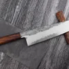 Couteau de chef 24cm japonais artisanal Hado Kirisame Shirogami