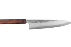 Couteau de chef 24cm japonais artisanal Hado Kirisame Shirogami