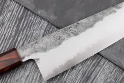 Couteau de chef 24cm japonais artisanal Hado Kirisame Shirogami