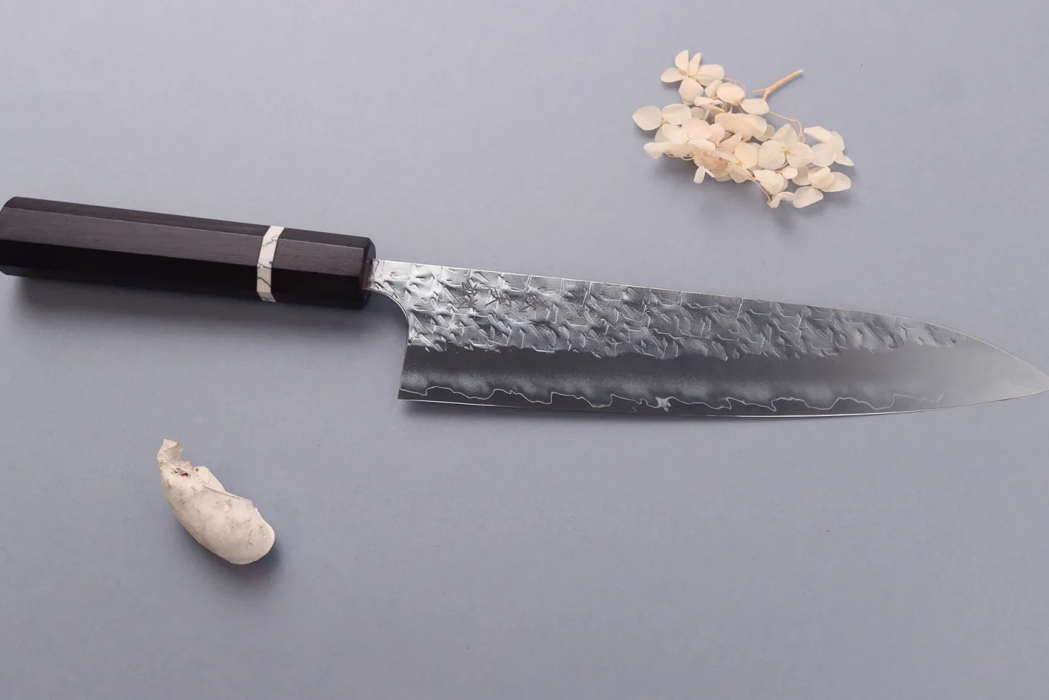 Couteau de chef 21cm japonais artisanal Yoshimi Kato Hyo SG2