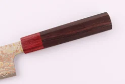 Couteau de chef 18cm japonais artisanal Takeshi Saji VG10 Rainbow Nashiji